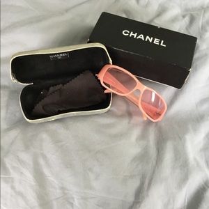 Pink Chanel Sunglasses